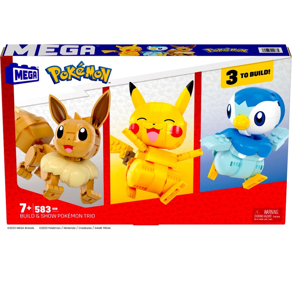 Mega Construx POKEMON 3 pack BNIB